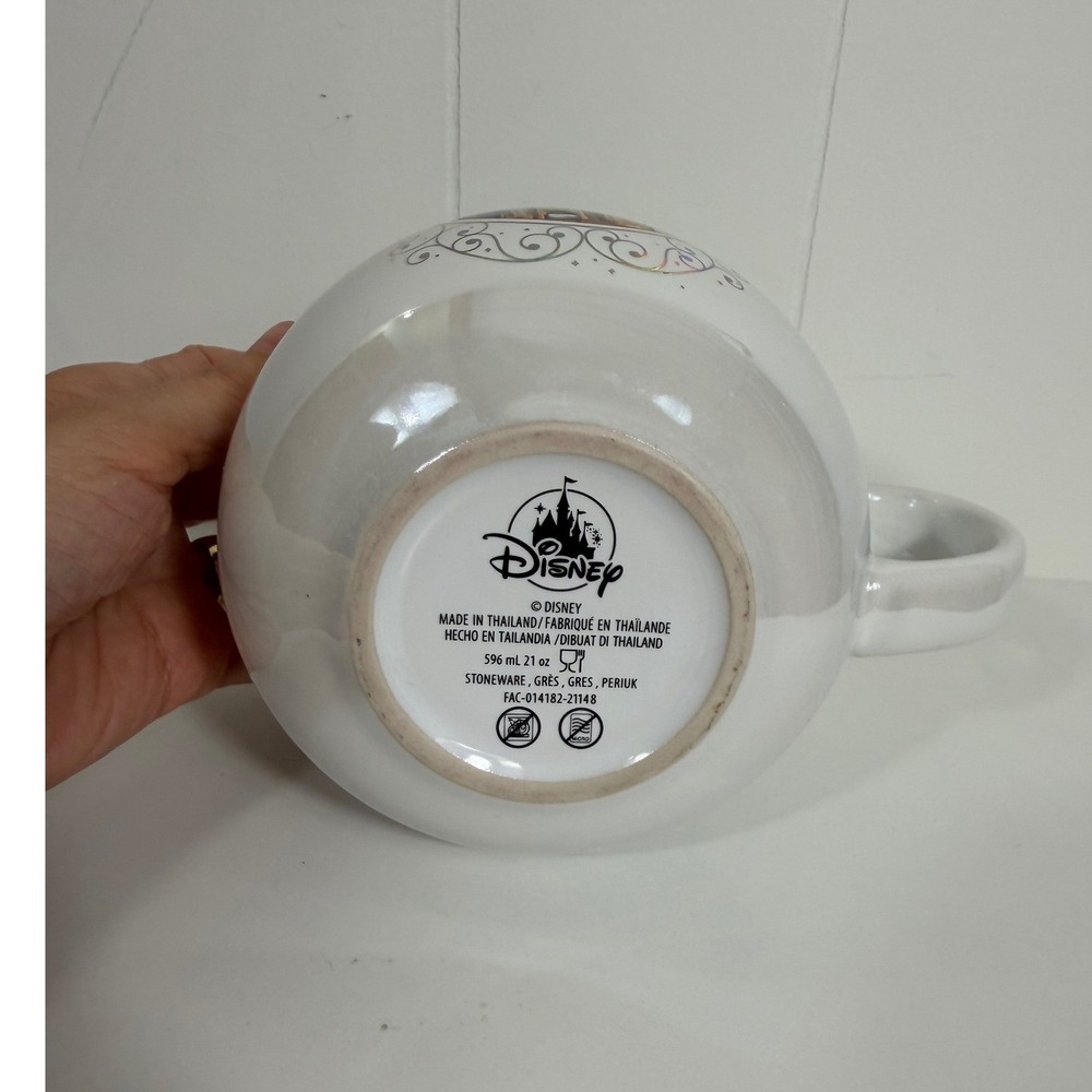 Disney World 50th Anniversary Iridescent Cinderella Castle Mug 21oz Stoneware - Picture 3 of 7